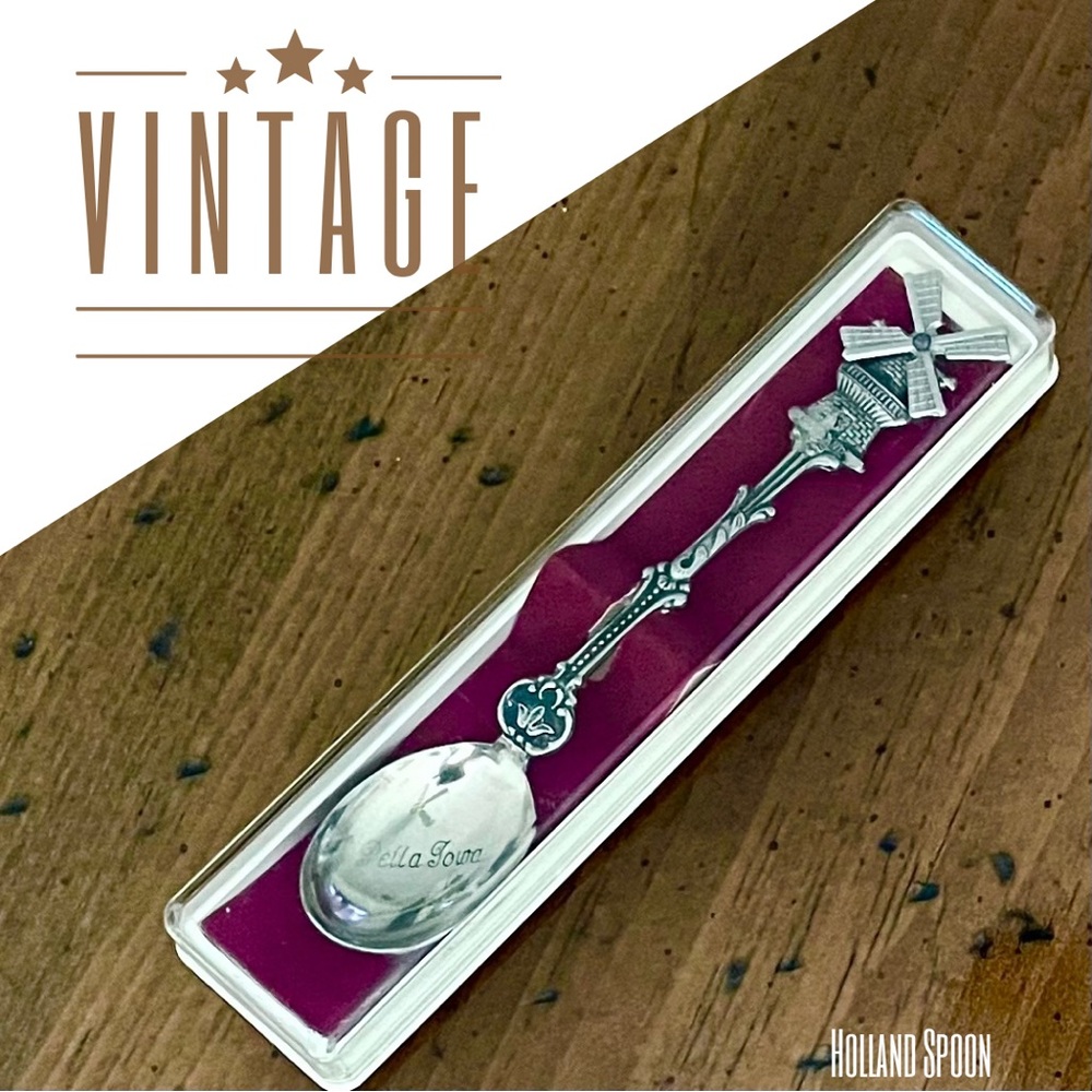 Silver Holland Souvenir Spoon